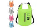 Vidaxl Dry Bag With Zipper Green 15 L Pvc Vidaxl Dry Bag With Zipper Green 15 L Pvc
