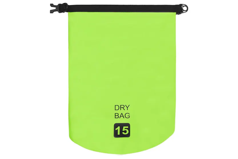 Vidaxl Dry Bag Green 15 L Pvc Vidaxl Dry Bag Green 15 L Pvc