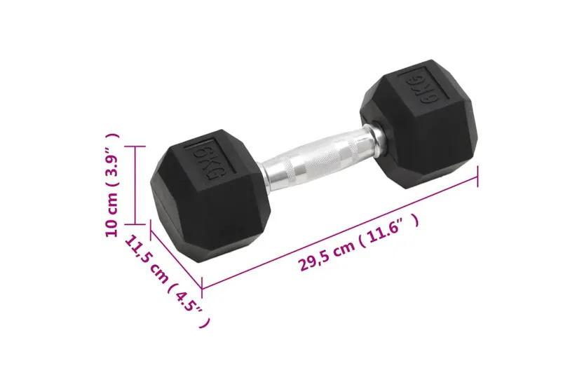 Vidaxl Dumbbells 2 Pcs 12 Kg Total Cast Iron Vidaxl Dumbbells 2 Pcs 12 Kg Total Cast Iron