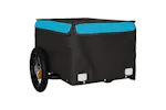 Vidaxl Bike Trailer Black And Blue 30 Kg Iron Vidaxl Bike Trailer Black And Blue 30 Kg Iron