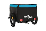 Vidaxl Bike Trailer Black And Blue 30 Kg Iron Vidaxl Bike Trailer Black And Blue 30 Kg Iron