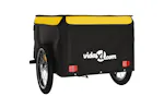 Vidaxl Bike Trailer Black And Yellow 45 Kg Iron Vidaxl Bike Trailer Black And Yellow 45 Kg Iron