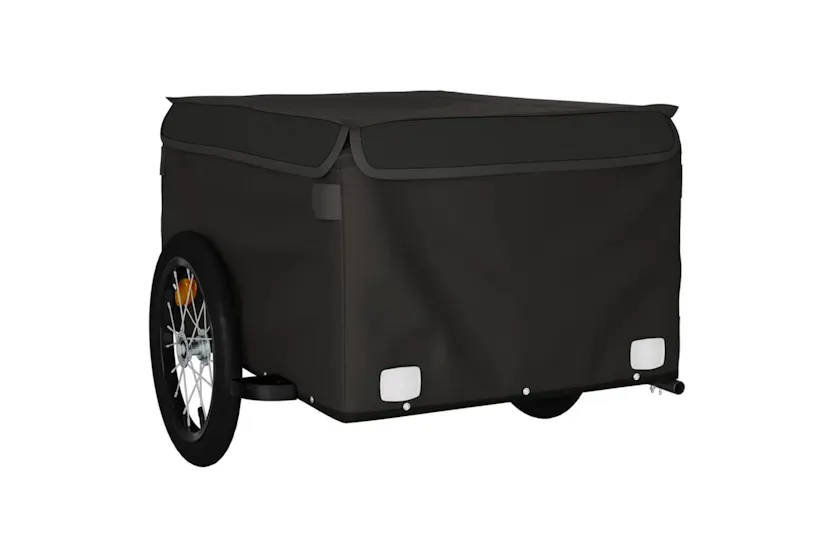 Vidaxl Bike Trailer Black 45 Kg Iron Vidaxl Bike Trailer Black 45 Kg Iron