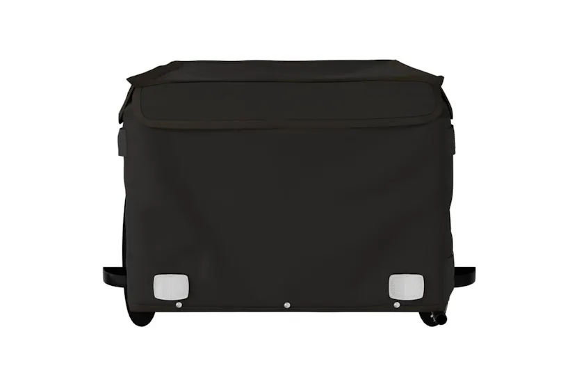 Vidaxl Bike Trailer Black 45 Kg Iron Vidaxl Bike Trailer Black 45 Kg Iron