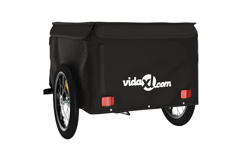 Vidaxl Bike Trailer Black 45 Kg Iron Vidaxl Bike Trailer Black 45 Kg Iron