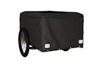 Vidaxl Bike Trailer Black And Grey 45 Kg Iron Vidaxl Bike Trailer Black And Grey 45 Kg Iron