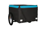 Vidaxl Bike Trailer Black And Blue 45 Kg Iron Vidaxl Bike Trailer Black And Blue 45 Kg Iron