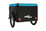 Vidaxl Bike Trailer Black And Blue 45 Kg Iron Vidaxl Bike Trailer Black And Blue 45 Kg Iron