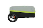 Vidaxl Bike Trailer Black And Green 30 Kg Iron Vidaxl Bike Trailer Black And Green 30 Kg Iron
