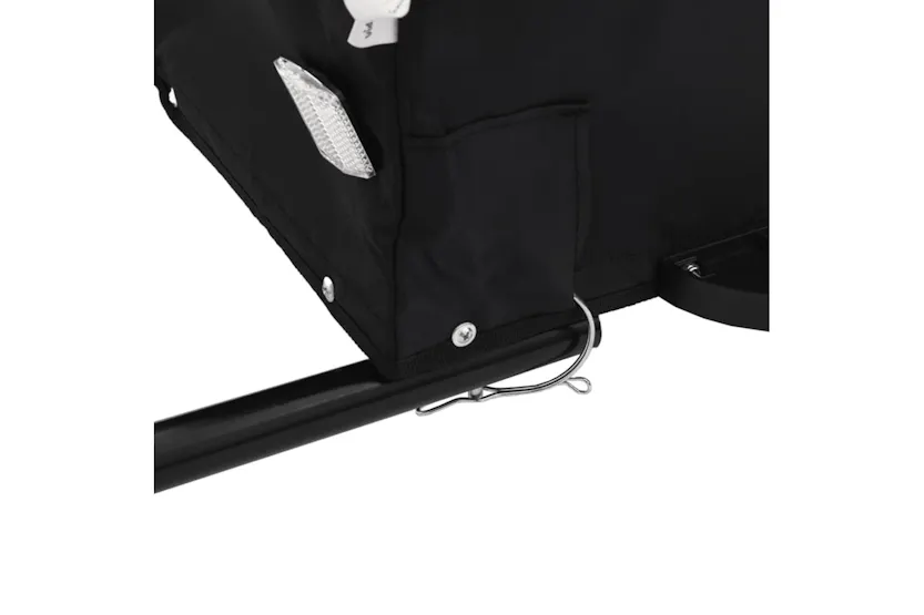 Vidaxl Bike Trailer Black And Green 30 Kg Iron Vidaxl Bike Trailer Black And Green 30 Kg Iron