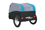 Vidaxl Bike Trailer Black And Blue 45 Kg Iron Vidaxl Bike Trailer Black And Blue 45 Kg Iron