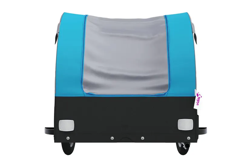 Vidaxl Bike Trailer Black And Blue 45 Kg Iron Vidaxl Bike Trailer Black And Blue 45 Kg Iron