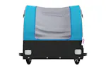 Vidaxl Bike Trailer Black And Blue 30 Kg Iron Vidaxl Bike Trailer Black And Blue 30 Kg Iron