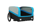 Vidaxl Bike Trailer Black And Blue 45 Kg Iron Vidaxl Bike Trailer Black And Blue 45 Kg Iron
