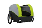 Vidaxl Bike Trailer Black And Green 30 Kg Iron Vidaxl Bike Trailer Black And Green 30 Kg Iron