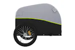 Vidaxl Bike Trailer Black And Green 30 Kg Iron Vidaxl Bike Trailer Black And Green 30 Kg Iron