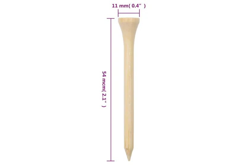 Vidaxl Golf Tees 1000 Pcs 54 Mm Bamboo Vidaxl Golf Tees 1000 Pcs 54 Mm Bamboo