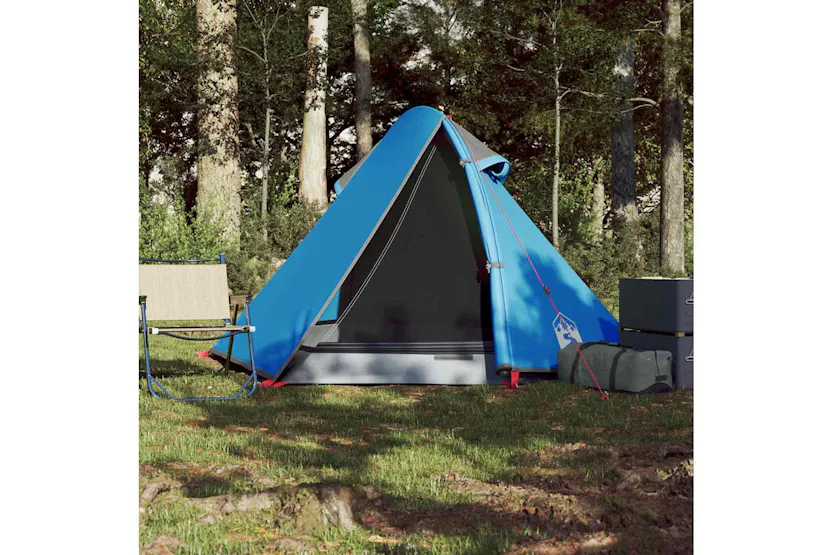 Vidaxl Camping Tent Dome 2-person Blue Waterproof Vidaxl Camping Tent Dome 2-person Blue Waterproof