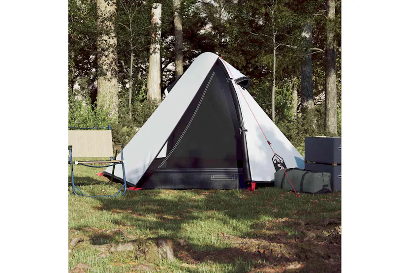 Vidaxl Camping Tent Dome 2-person White Blackout Fabric Waterproof Vidaxl Camping Tent Dome 2-person White Blackout Fabric Waterproof