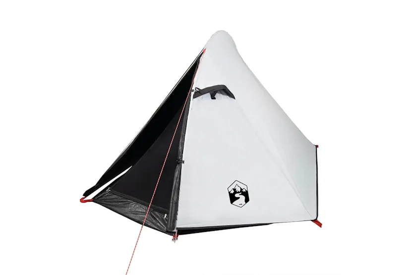 Vidaxl Camping Tent Dome 2-person White Blackout Fabric Waterproof Vidaxl Camping Tent Dome 2-person White Blackout Fabric Waterproof
