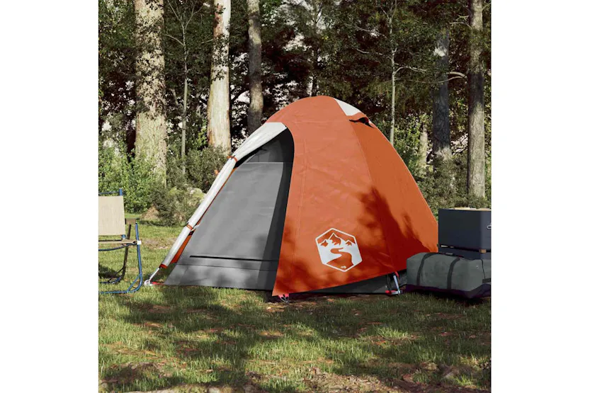 Vidaxl Camping Tent Dome 2-person Orange Waterproof Vidaxl Camping Tent Dome 2-person Orange Waterproof