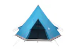 Vidaxl Camping Tent Tipi 4-person Blue Waterproof Vidaxl Camping Tent Tipi 4-person Blue Waterproof