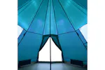 Vidaxl Camping Tent Tipi 4-person Blue Waterproof Vidaxl Camping Tent Tipi 4-person Blue Waterproof