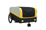 Vidaxl Bike Trailer Black And Yellow 45 Kg Iron Vidaxl Bike Trailer Black And Yellow 45 Kg Iron