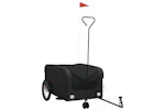 Vidaxl Bike Trailer Black 45 Kg Iron Vidaxl Bike Trailer Black 45 Kg Iron