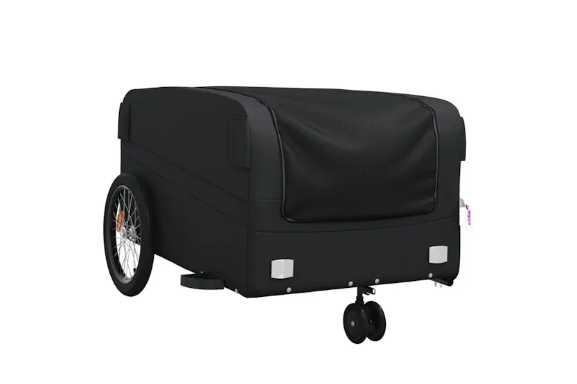 Vidaxl Bike Trailer Black 45 Kg Iron Vidaxl Bike Trailer Black 45 Kg Iron