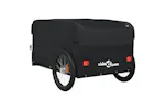 Vidaxl Bike Trailer Black 45 Kg Iron Vidaxl Bike Trailer Black 45 Kg Iron
