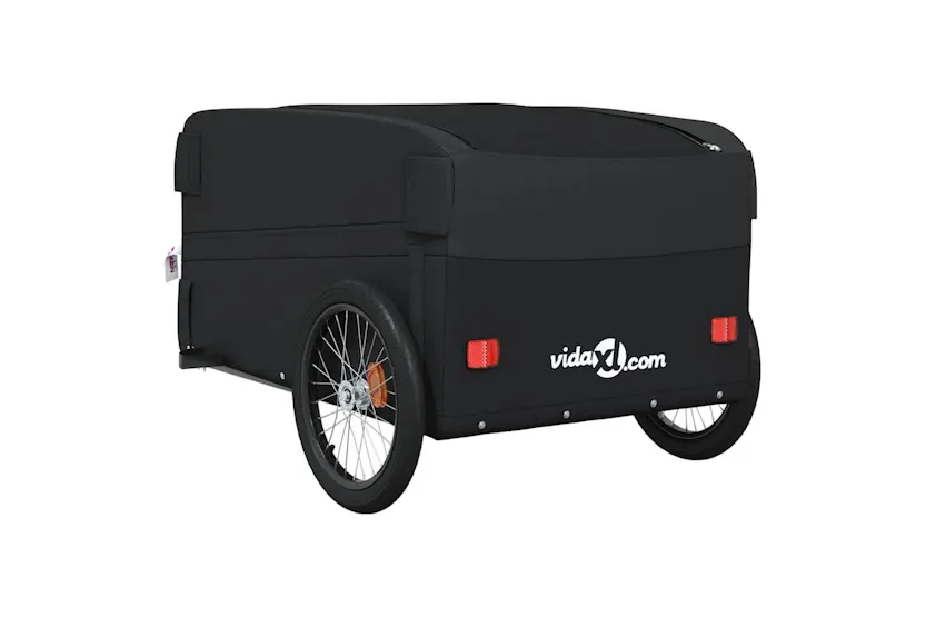 Vidaxl Bike Trailer Black 45 Kg Iron Vidaxl Bike Trailer Black 45 Kg Iron