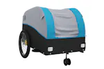 Vidaxl Bike Trailer Black And Blue 45 Kg Iron Vidaxl Bike Trailer Black And Blue 45 Kg Iron
