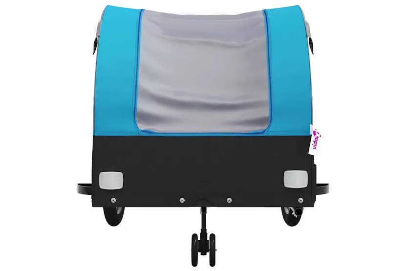 Vidaxl Bike Trailer Black And Blue 45 Kg Iron Vidaxl Bike Trailer Black And Blue 45 Kg Iron