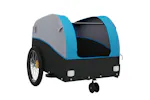 Vidaxl Bike Trailer Black And Blue 30 Kg Iron Vidaxl Bike Trailer Black And Blue 30 Kg Iron