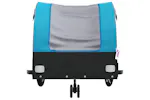 Vidaxl Bike Trailer Black And Blue 30 Kg Iron Vidaxl Bike Trailer Black And Blue 30 Kg Iron
