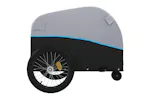 Vidaxl Bike Trailer Black And Blue 30 Kg Iron Vidaxl Bike Trailer Black And Blue 30 Kg Iron