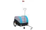 Vidaxl Bike Trailer Black And Blue 45 Kg Iron Vidaxl Bike Trailer Black And Blue 45 Kg Iron