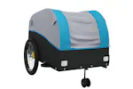 Vidaxl Bike Trailer Black And Blue 45 Kg Iron Vidaxl Bike Trailer Black And Blue 45 Kg Iron