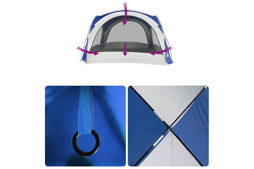 Vidaxl Party Tent Blue Waterproof Vidaxl Party Tent Blue Waterproof