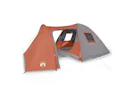 Vidaxl Family Tent Dome 6-person Orange Waterproof Vidaxl Family Tent Dome 6-person Orange Waterproof