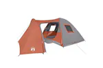 Vidaxl Family Tent Dome 6-person Orange Waterproof Vidaxl Family Tent Dome 6-person Orange Waterproof