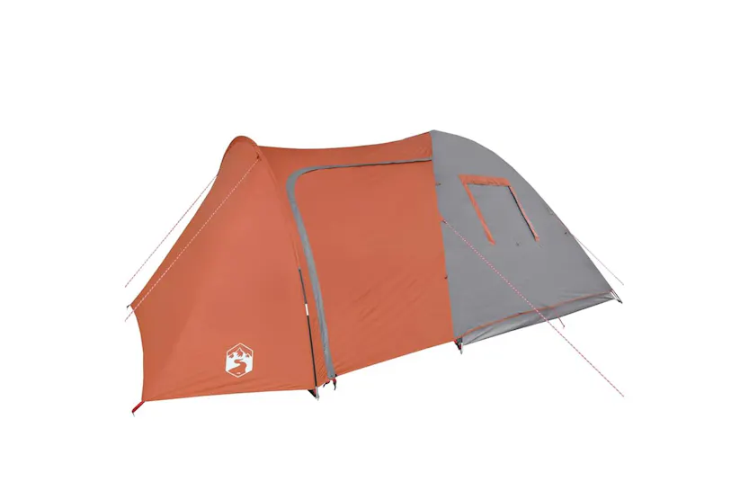 Vidaxl Family Tent Dome 6-person Orange Waterproof Vidaxl Family Tent Dome 6-person Orange Waterproof