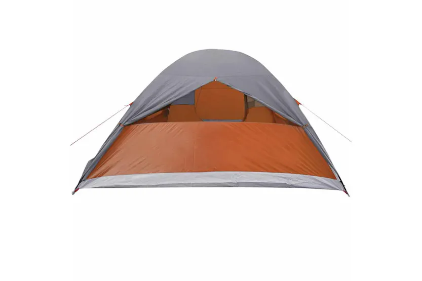 Vidaxl Family Tent Dome 6-person Orange Waterproof Vidaxl Family Tent Dome 6-person Orange Waterproof
