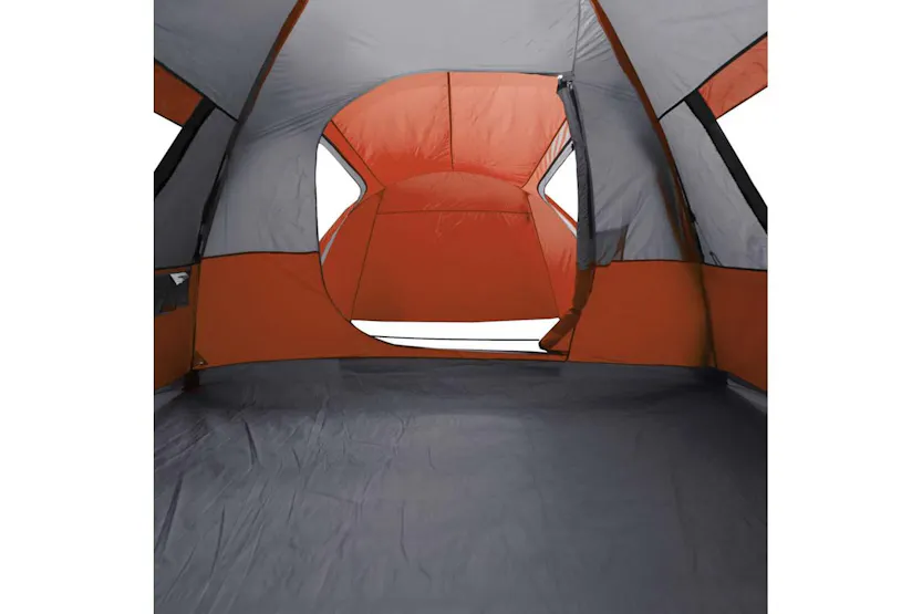 Vidaxl Family Tent Dome 6-person Orange Waterproof Vidaxl Family Tent Dome 6-person Orange Waterproof