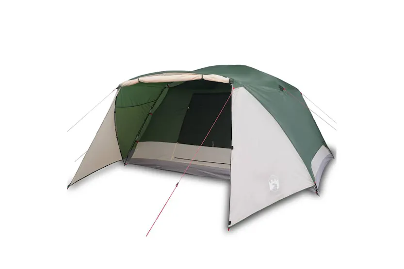 Vidaxl Family Tent With Porch 6-person Green Waterproof Vidaxl Family Tent With Porch 6-person Green Waterproof