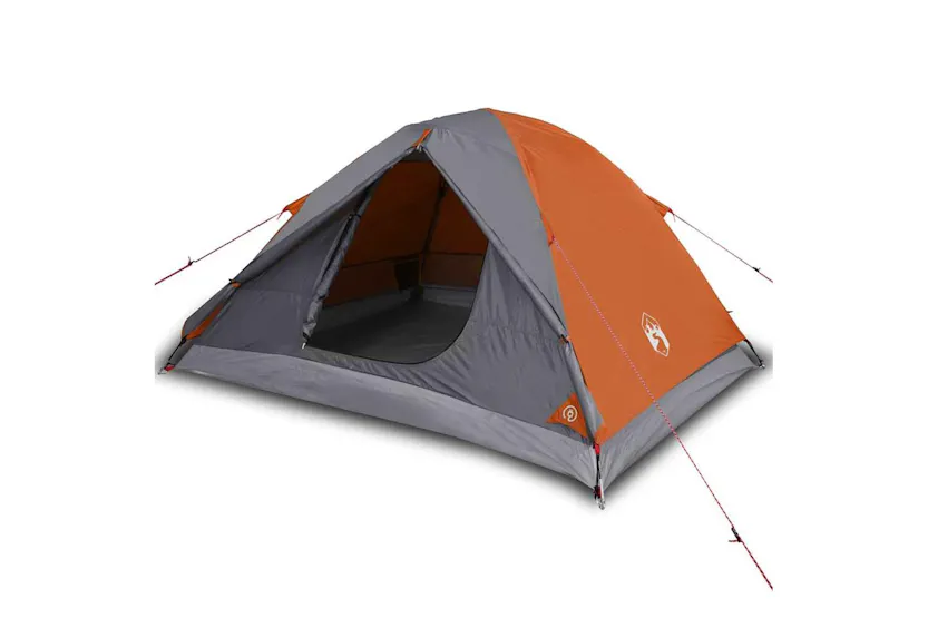 Vidaxl Camping Tent Dome 3-person Orange Waterproof Vidaxl Camping Tent Dome 3-person Orange Waterproof