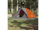 Vidaxl Camping Tent Dome 3-person Orange Waterproof Vidaxl Camping Tent Dome 3-person Orange Waterproof