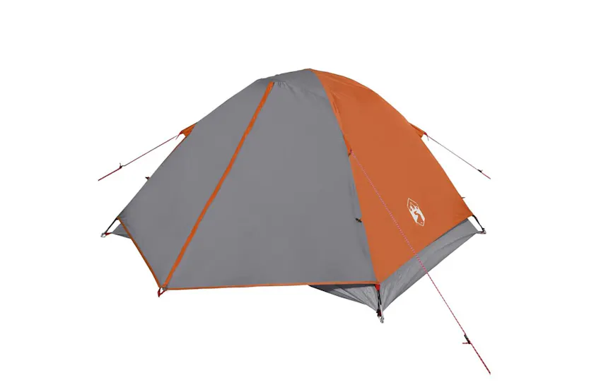 Vidaxl Camping Tent Dome 3-person Orange Waterproof Vidaxl Camping Tent Dome 3-person Orange Waterproof