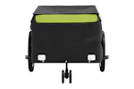 Vidaxl Bike Trailer Black And Green 45 Kg Iron Vidaxl Bike Trailer Black And Green 45 Kg Iron